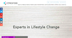 Desktop Screenshot of prestigefitnessaz.com